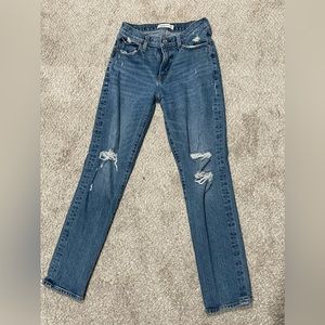 Abercrombie Mid Rise Boyfriend Jean